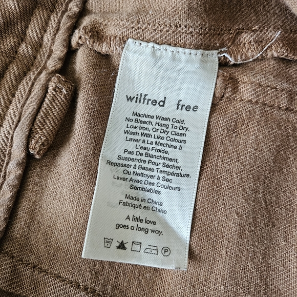 Wilfred Free High-Waisted Brown Pants - Picture 5 of 6